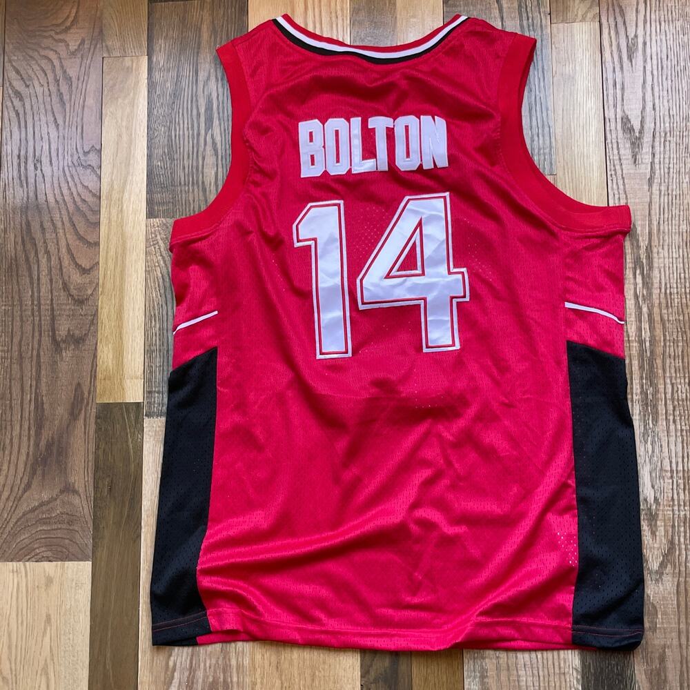 Wildcats Bolton Basketball Jersey Mens 3XL Red Black Number 14
